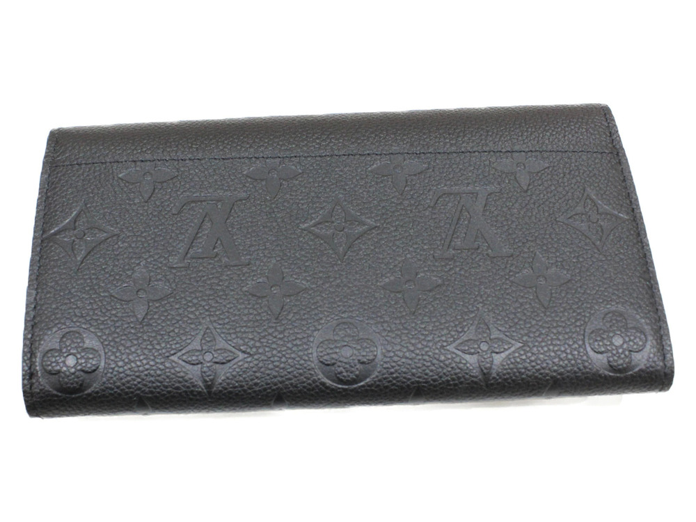 Louis Vuitton Wallet Portefeuille Long Sarah Black